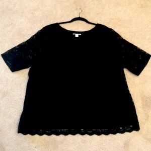 Black Lace Tunic